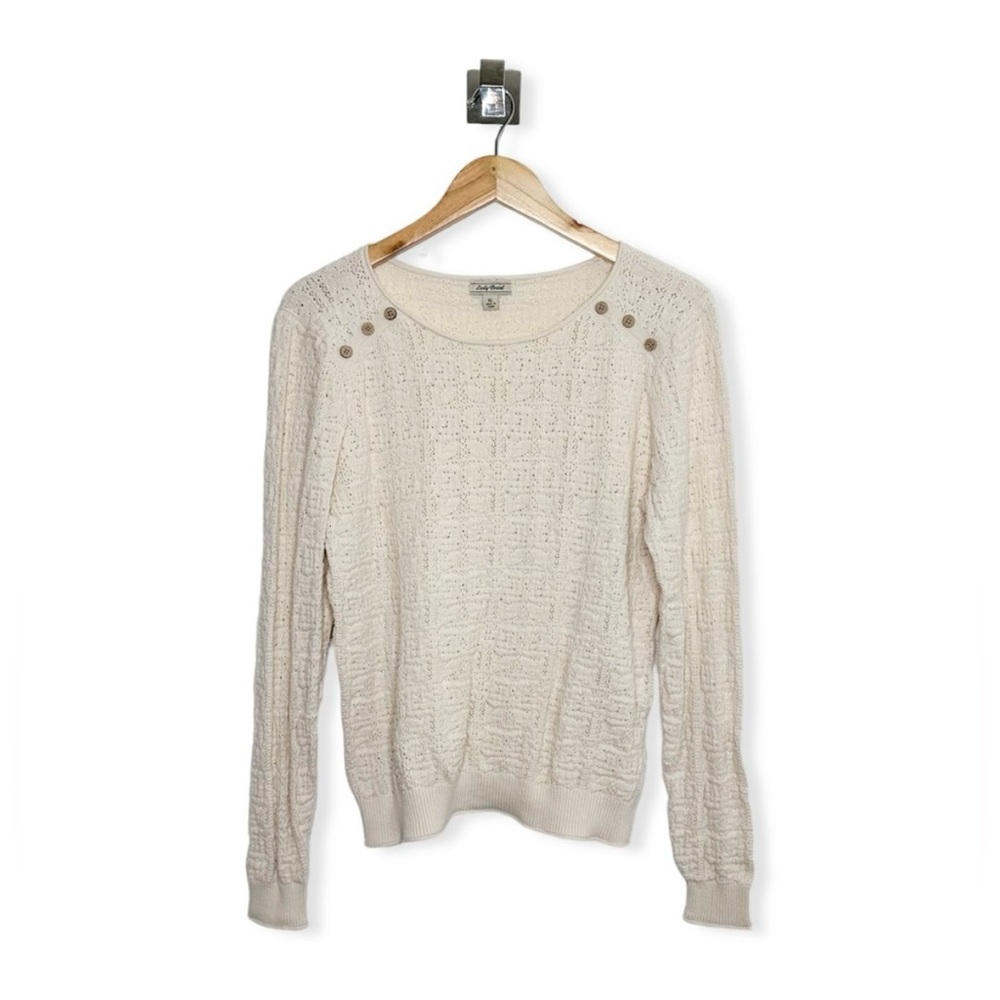 📦LAST CHANCE📦 Lucky Brand | Cream Textured Blouse